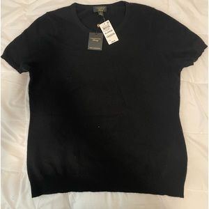 Charter Club short sleeve cashmere cre neck - NWT- Fits like a large